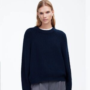 Madewell Dark Blue Crew Neck Sweater